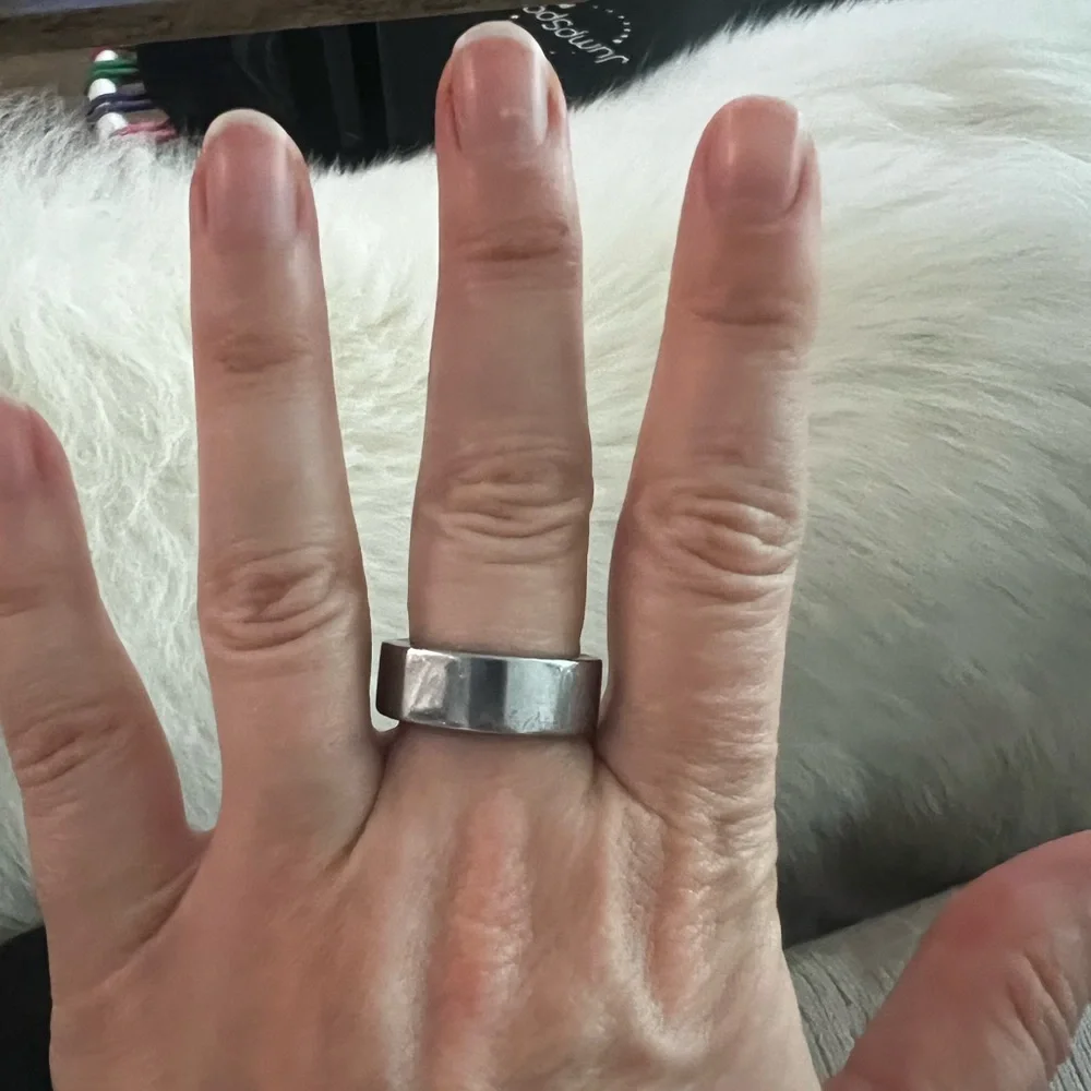 Oura Silver Heritage Smart Ring Wearable Ring